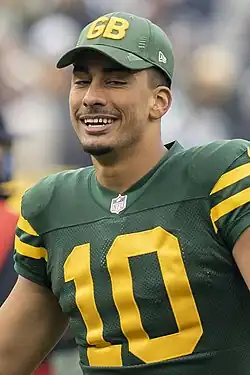 Jordan Love — NFL quarterback for the Green Bay Packers