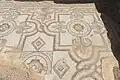 Tell Mar Elias, mosaic panel with floral motifs
