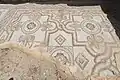 Tell Mar Elias, mosaic panel with floral motifs