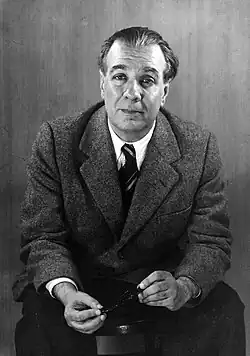 Portrait of Jorge Luis Borges by Grete Stern in 1951