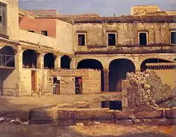 Image 72Exconvento (Ex-convent), by José María Velasco. 1860. (from Culture of Mexico)