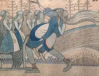 Abduction of Kyllikki, Joseph Alanen [fi], 1916–1917