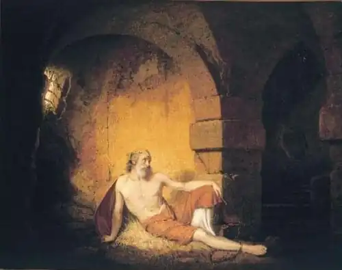 The Captive by Joseph Wright of Derby