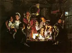 Joseph Wright of Derby's An Experiment on a Bird in the Air Pump; 1768.[115]