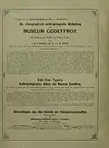 Journal Museum Godeffroy Advertisement