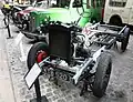 Rolling chassis of a 1948 van