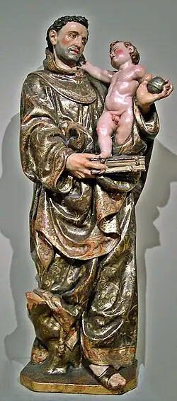 St. Anthony of Padua, Juan de Juni, 1540 National Museum of Sculpture, Valladolid