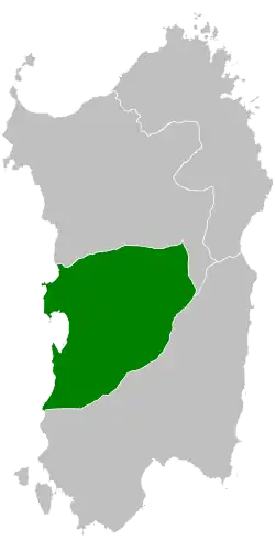 Map of the state's borders (not permanent)