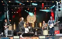 Juli performing in 2015
