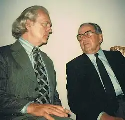 Małcużyński (left) in 1976