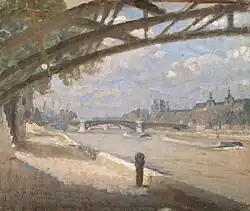 Under the Pont des Arts