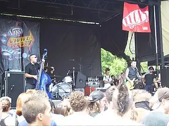 Tiger Army performing at Warped Tour 2007
