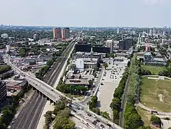 Aerial view of Junction Triangle in 2025