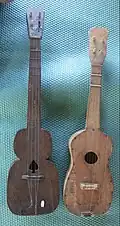 Sumba. A junga, showing influence of Portuguese instruments on lute-making culture, now a guitar-family instrument.