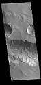 Hanging valleys in Aram Chaos, as seen by HiRISE under HiWish program