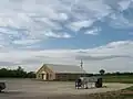 The church by the westbound side of US Highway 84.