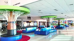 Boarding gate area