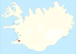 Location of Kópavogur