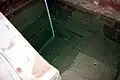 Basin and current water level measurement