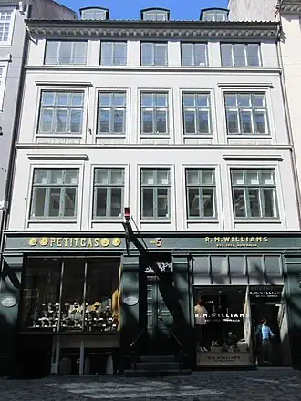 The facade in 2020