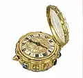 Gold pocket watch, Balthasar de Paep, around 1600 (K-0458)