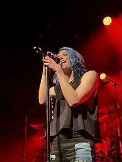 K.Flay performing in 2022