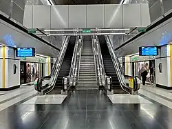 Platforms of the Merdeka MRT station