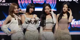 Kiss of Life in November 2024 From left to right: Belle, Natty, Julie, and Haneul
