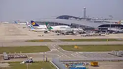 Kansai International Airport, headquarters of Kansai Airports.