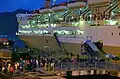 KM Sinabung disembarking passangers at Bitung Northern Sulawesi