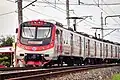 INKA-built EMU EA202 series on the Jogja–Solo Line with the new red livery.