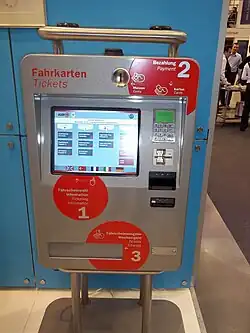 Avista ticket machine