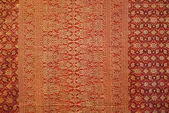 Terengganu songket, the Limar Songket Bertabur cloth from the 19th century, the collection of Textile Museum, George Washington University