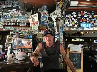 Stewart at Hog's Breath Saloon in Key West, Florida, on August 26, 2016.