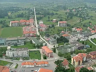 Panorama of the town