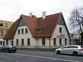 Building on Kalnciema street 40F, Rīga (Architect: K. Pēkšēns)