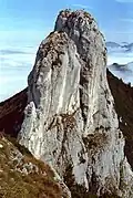 Mountain close to Bernau, the 1664m high Kampenwand