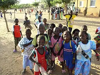 Pupils in Kanel