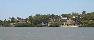 Kangaroo Point, view from Oyster Bay