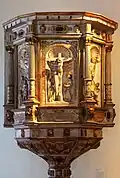 Pulpit of the destroyed St. John's Church (Johanniskirche)