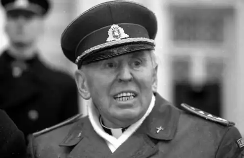 Chaplain Svarinskas in a military uniform