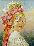 Girl in traditional costume