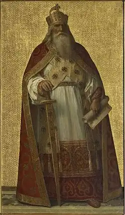 Charlemagne in the Belgian Senate Chamber, by Louis Gallait, 1870s