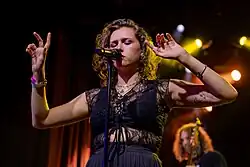 Karin Ann performing in 2024