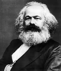 Image 24Karl Marx and his theory of Communism, developed with Friedrich Engels, proved to be one of the most influential political ideologies of the 20th century. (from History of political thought)