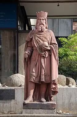 Statue of Charlemagne by Johann Nepomuk Zwerger&nbsp;[de], 1843, Historical Museum, Frankfurt