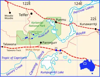 Punmu, Parnngurr and Karlamilyi National Park