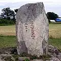 Reverse side of the runestone.