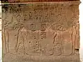 Ramesses III at the temple of Khonsu.