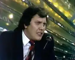 Duchoň accepting an award in 1978